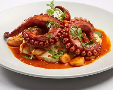 Char grilled Octopus